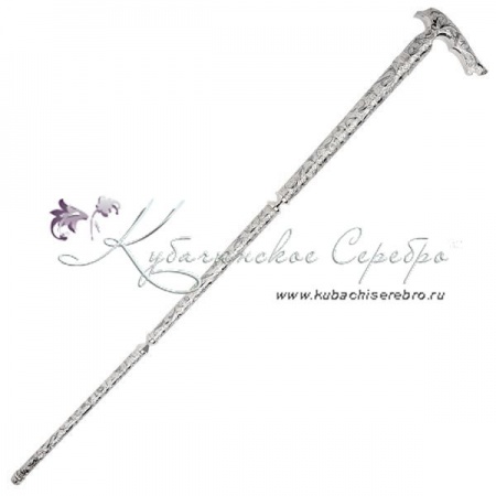 Трость серебряная, авторская работа! 