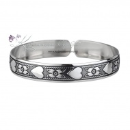 Браслет с оксидированием "Сердце" (Новинка) 3386 