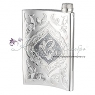 Фляга с двухсторонней гравировкой на 260 мл , арт №6560