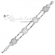 Браслет "Сердечки"  9956 