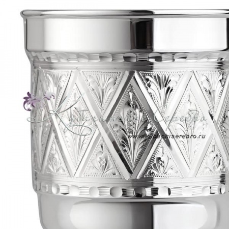 Серебряный стакан 999 пробы на 250 мл