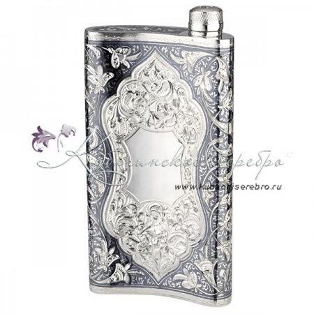 Фляга серебряная на 290 мл 