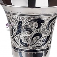 Фужер из серебра серия