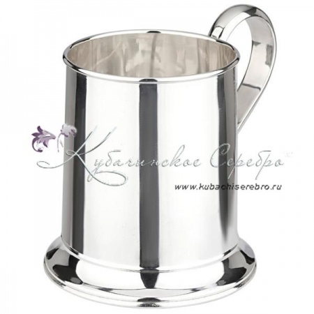 Кружка из серебра 999 пробы на 450 мл , арт №6062 Кружка из серебра 999 пробы на 450 мл