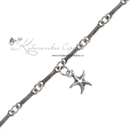 Браслет из серебра Морская звездочка