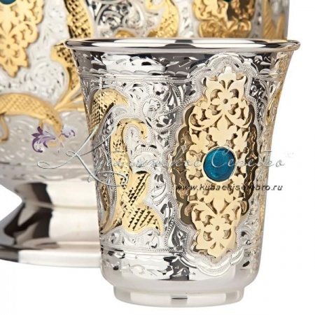 Набор для сока с холодной эмалью серия GOLD 