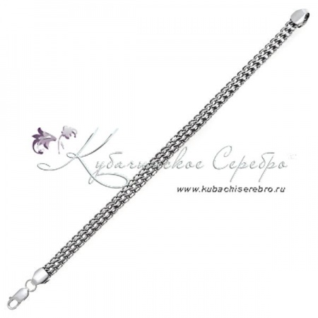 Браслет-цепочка  Браслет-цепочка Кобра, ширина 6 мм