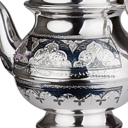 Чайник серия  Чайник серия Марракеш серебряный на 350 мл.