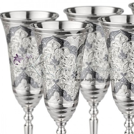 Набор бокалов в исполнении  Набор бокалов в исполнении Люкс на 190 мл