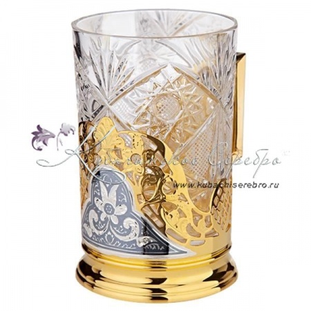Позолоченный подстаканник