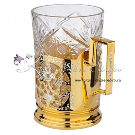 Подстаканник с эмалью серия Россия 