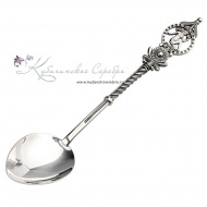Серебряная чайная ложка "Дева" 1755