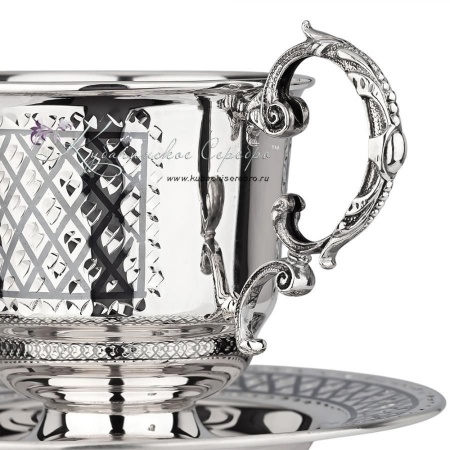 Чайная пара с алмазной огранкой на 150 мл (Новинка)