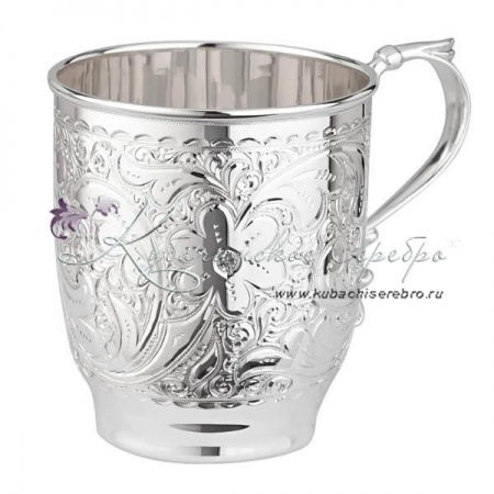 Кружка из серебра 999 пробы на 220 мл