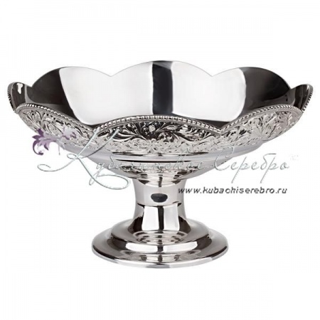 Конфетница серебряная серия Лайт