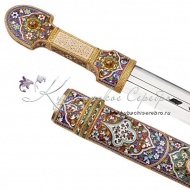 Кинжал с горячей эмалью, 64 см, арт №5016