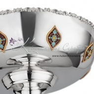 Конфетница гладкая с горячей эмалью!, арт №6771/1