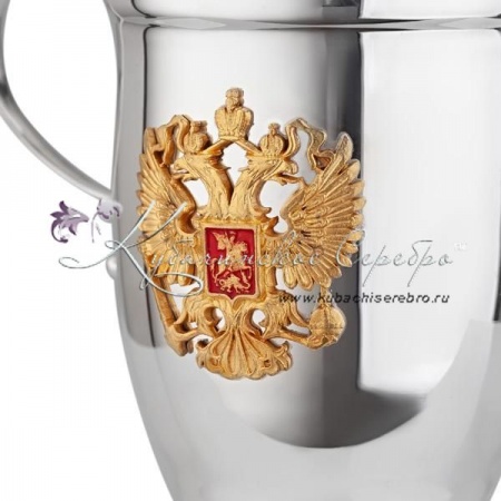 Кружка серия Россия 999 пробы на 290 мл