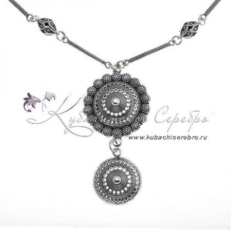 Колье серебряное Греция