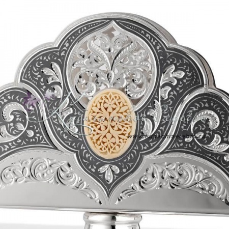 Салфетница с чернением и вставкой 