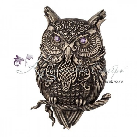 Ручка для камина Сова 