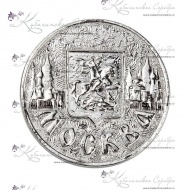 Монета из серебра 960 пробы "Москва", резервный фонд  1742