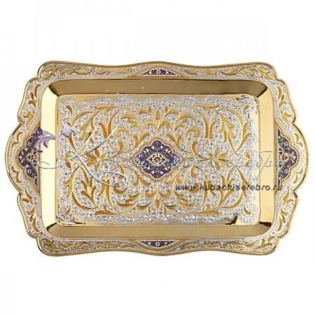 Поднос с горячей эмалью 