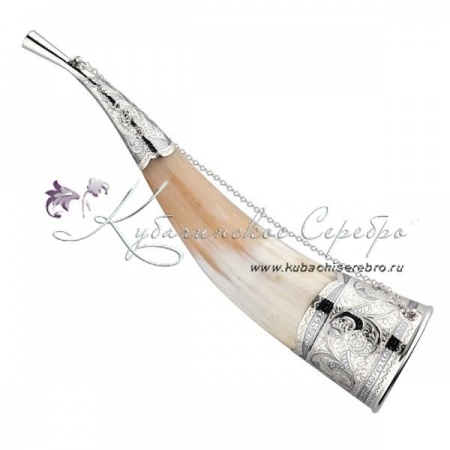 Рог быка серебряный