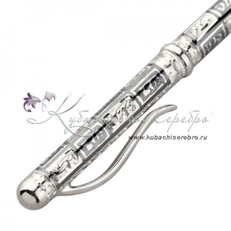 Ручка с чернью , арт №2303/38  Ручка с чернью