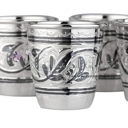 Набор стопок с чернением на 40 мл 