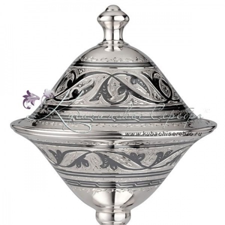 Икорница с чернением на 140 мл 