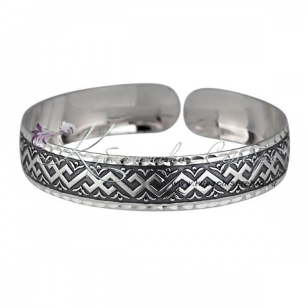 Браслет серебряный с оксидированием, арт №3372  Браслет серебряный с оксидированием