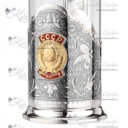 Чайник СССР со стеклянной колбой на 400 мл 