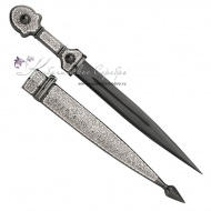 Кинжал серебряный "Black series", 31,5 см 5002/2