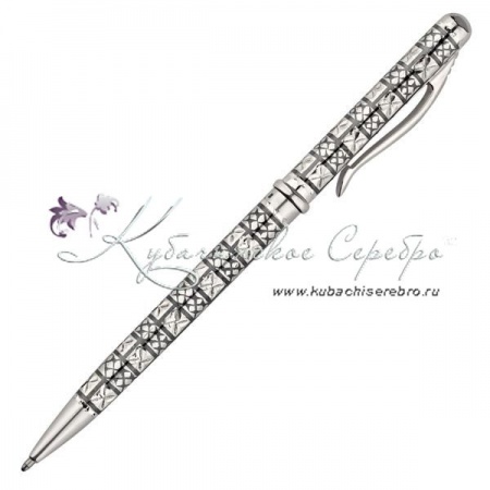 Ручка серебряная с чернью 