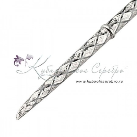 Ручка серебряная  Ручка серебряная Ромб