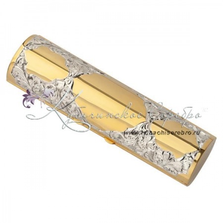 Футляр под очки позолоченный