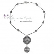 Колье серебряное "Греция" 4587