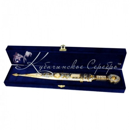 Кинжал с позолотой серия Россия , 40,5 см