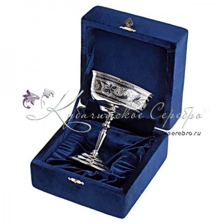 Креманка серебряная серия Кубачи 