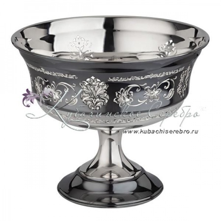 Конфетница Black series с выпиленной вставкой 