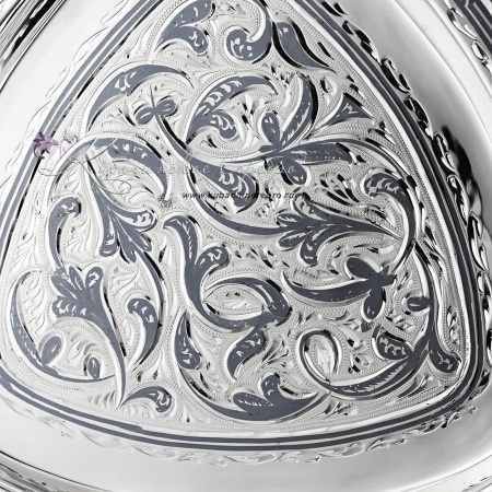 Поднос с чернением 