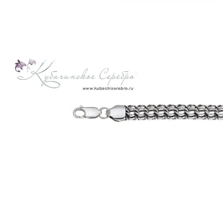 Серебряная цепочка Кобра, ширина 1 см