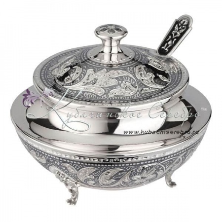 Сахарница на 500 мл, с ложкой серия  Сахарница на 500 мл, с ложкой серия Жасмин