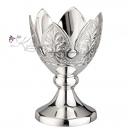 Серебряная подставка под яйцо без черни (Новинка) 2354/4
