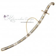 Сабля с позолотой,дамасская сталь, 92 см (Новинка) 5080 