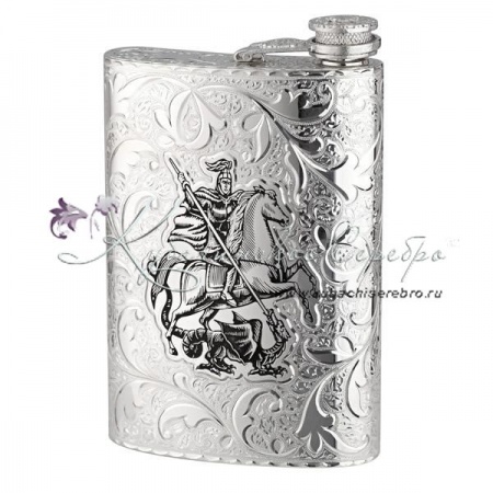 Фляга  Фляга Георгий победоносец & Лев на 300 мл