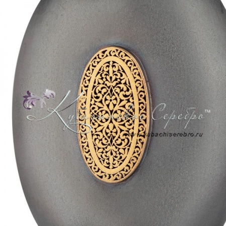 Фляга Black series с выпиленной вставкой на 440 мл 