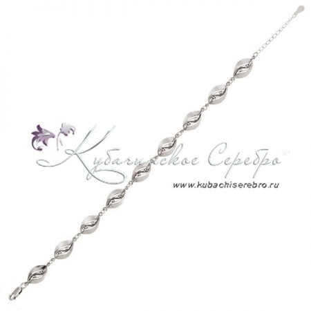 Браслет серебряный филигранный