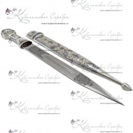 Кинжал серебряный исполнение "Премиум", 50 см 5008